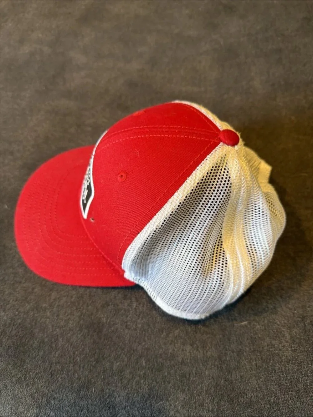 TAYLORMADE Golf Lifestyle Original One Trucker Snapback Hat Red & White